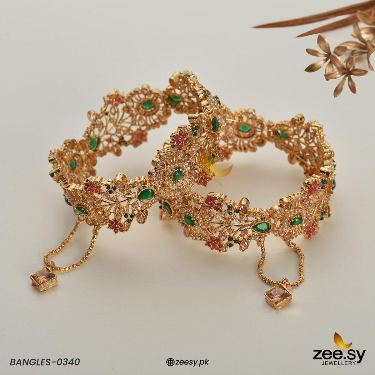 Bangles-0340 -  Zeesy Bangles - Original Designer Dress - House of Maryam
