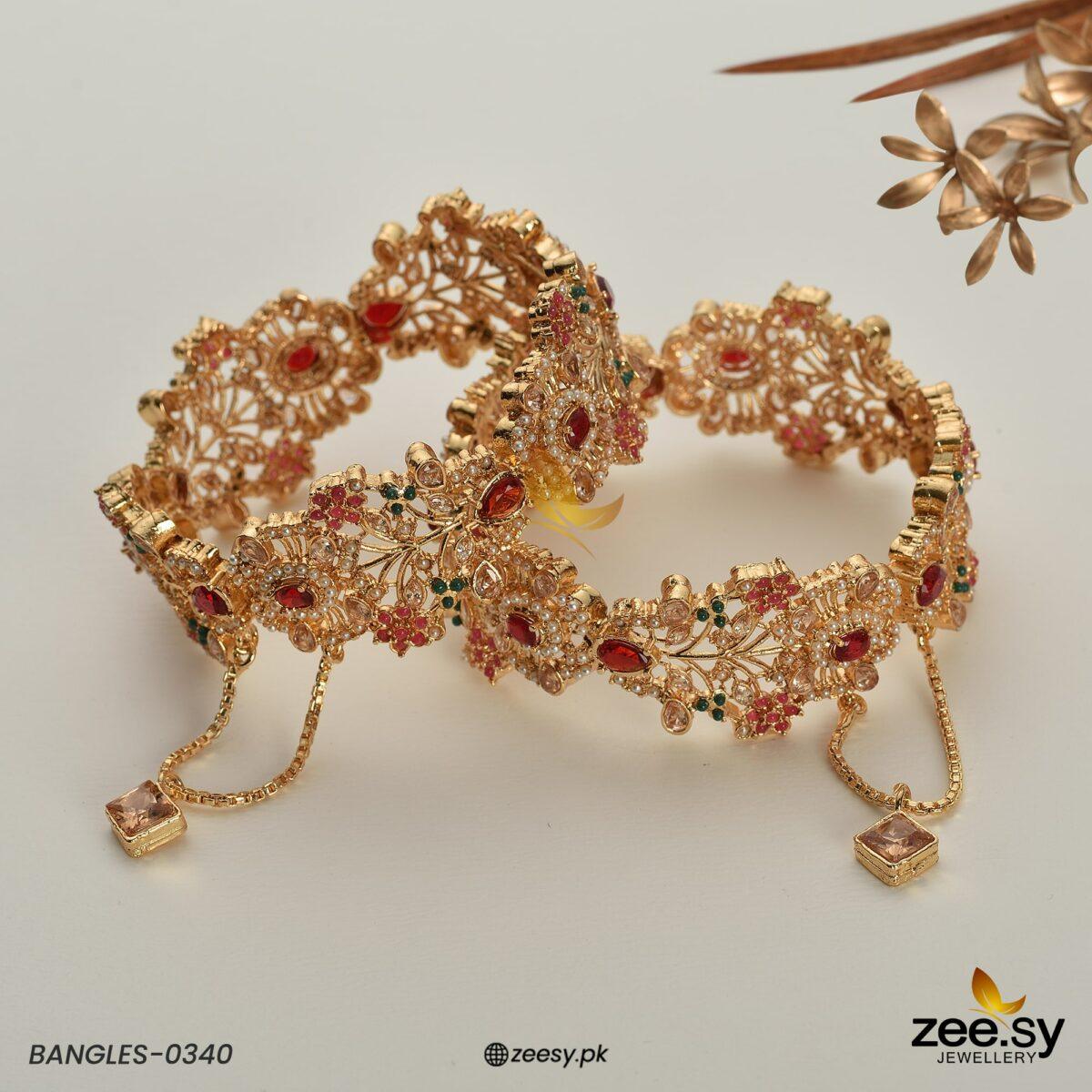 Bangles-0340 -  Zeesy Bangles - Original Designer Dress - House of Maryam