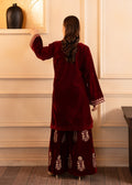 Fozia Khalid | The Velvet Rise 25 | CRIMSON GRACE -  Fozia Khalid Ladies Clothes - Original Designer Dress - House of Maryam