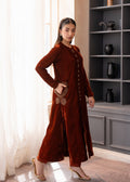 Fozia Khalid | The Velvet Rise 25 | MOCHA LUXE -  Fozia Khalid Ladies Clothes - Original Designer Dress - House of Maryam