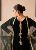 Fozia Khalid | The Velvet Rise 25 | EMERALD VEIL -  Fozia Khalid Ladies Clothes - Original Designer Dress - House of Maryam