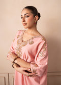 Fozia Khalid | The Velvet Rise 25 | BLUSH AURA -  Fozia Khalid Ladies Clothes - Original Designer Dress - House of Maryam