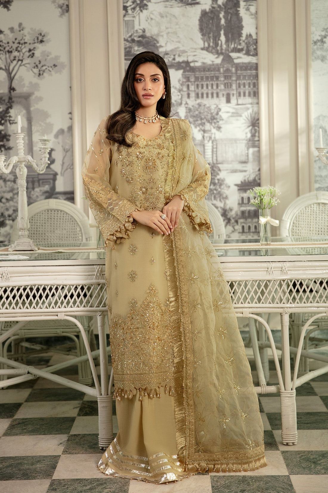 Raeesa Premium | Dehleez Formals | Dl 1036 -  Raeesa Premium Ladies Clothes - Original Designer Dress - House of Maryam