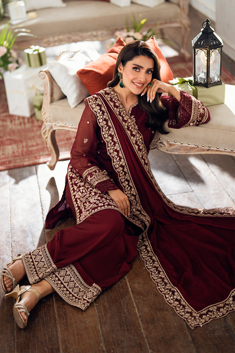 Azure | Luxe Formals | Berry Dusk -  Azure Ladies Clothes - Original Designer Dress - House of Maryam