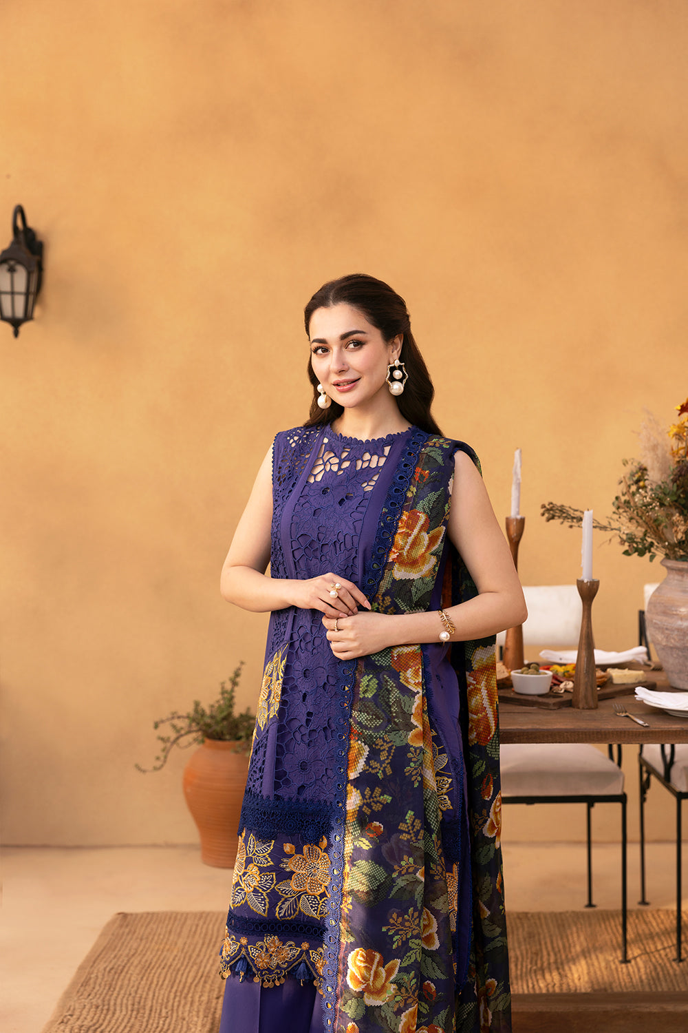 Saira Rizwan | Luxury Lawn 25 | AIMEE-SRL25-01 -  Saira Rizwan Ladies Clothes - Original Designer Dress - House of Maryam