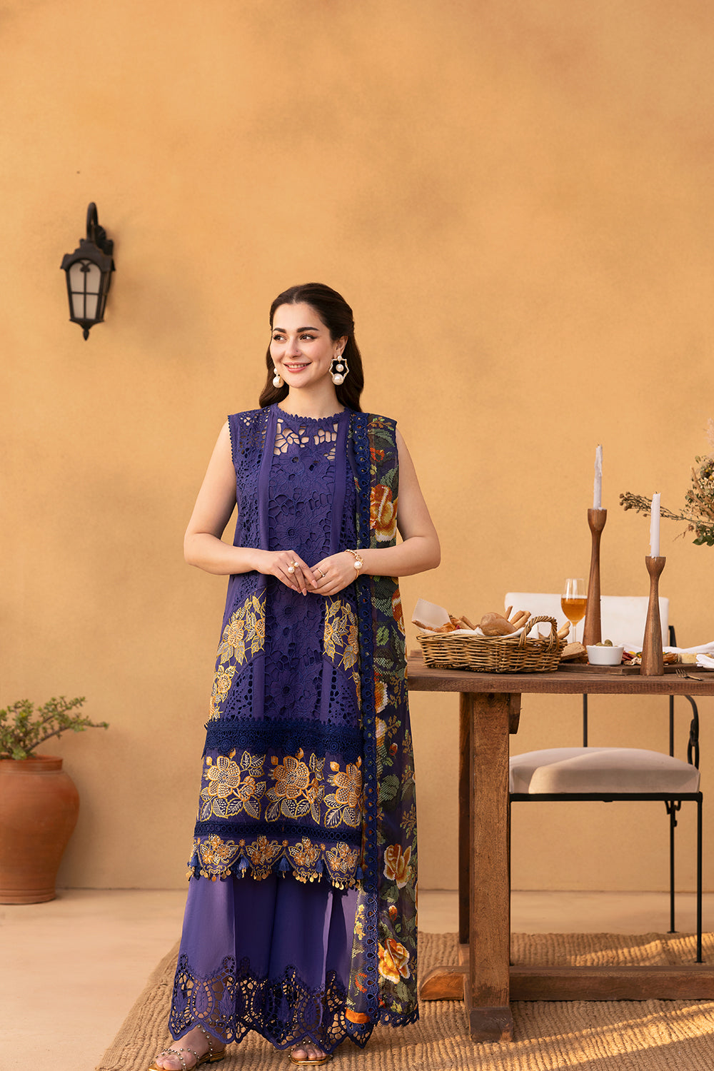 Saira Rizwan | Luxury Lawn 25 | AIMEE-SRL25-01 -  Saira Rizwan Ladies Clothes - Original Designer Dress - House of Maryam