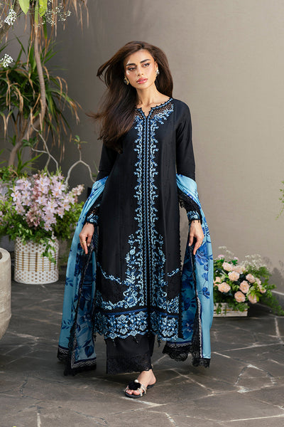 Azure | Luxury Lawn 26 | Black Amour