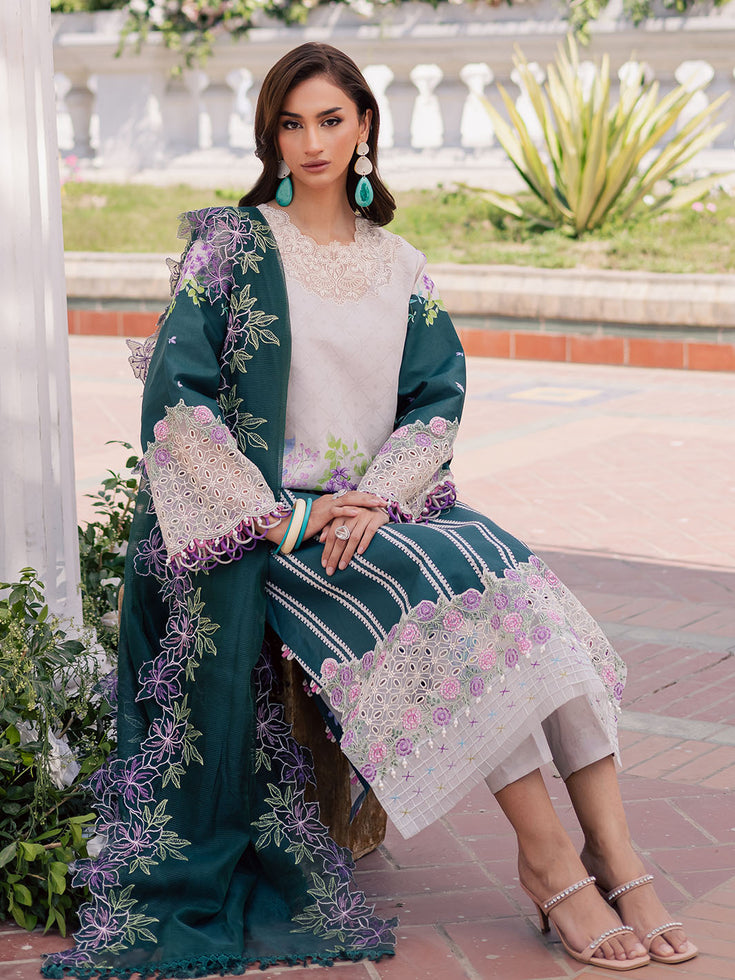 Parishay | IVY Bloom V2 Lawn | BLOOM-01 -  Parishay Ladies Clothes - Original Designer Dress - House of Maryam