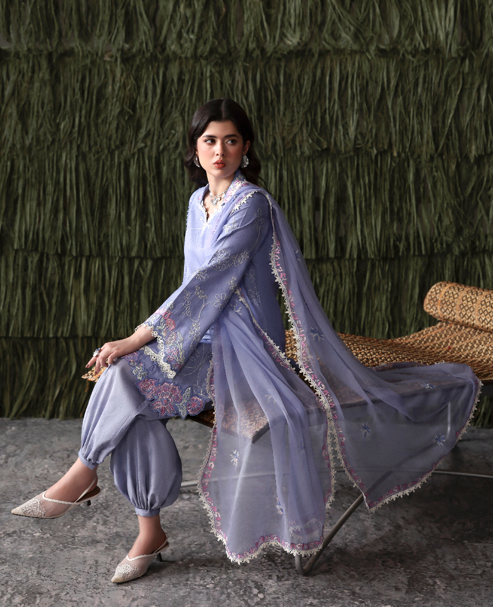 Republic Womenswear | Basics Pret | Cornflower Blue-4