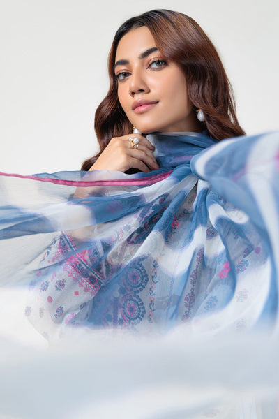 Bonanza Satrangi | L Beige Lawn 3 Piece (BPS2243P06) -  Bonanza Satrangi Ready To Wear - Original Designer Dress - House of Maryam
