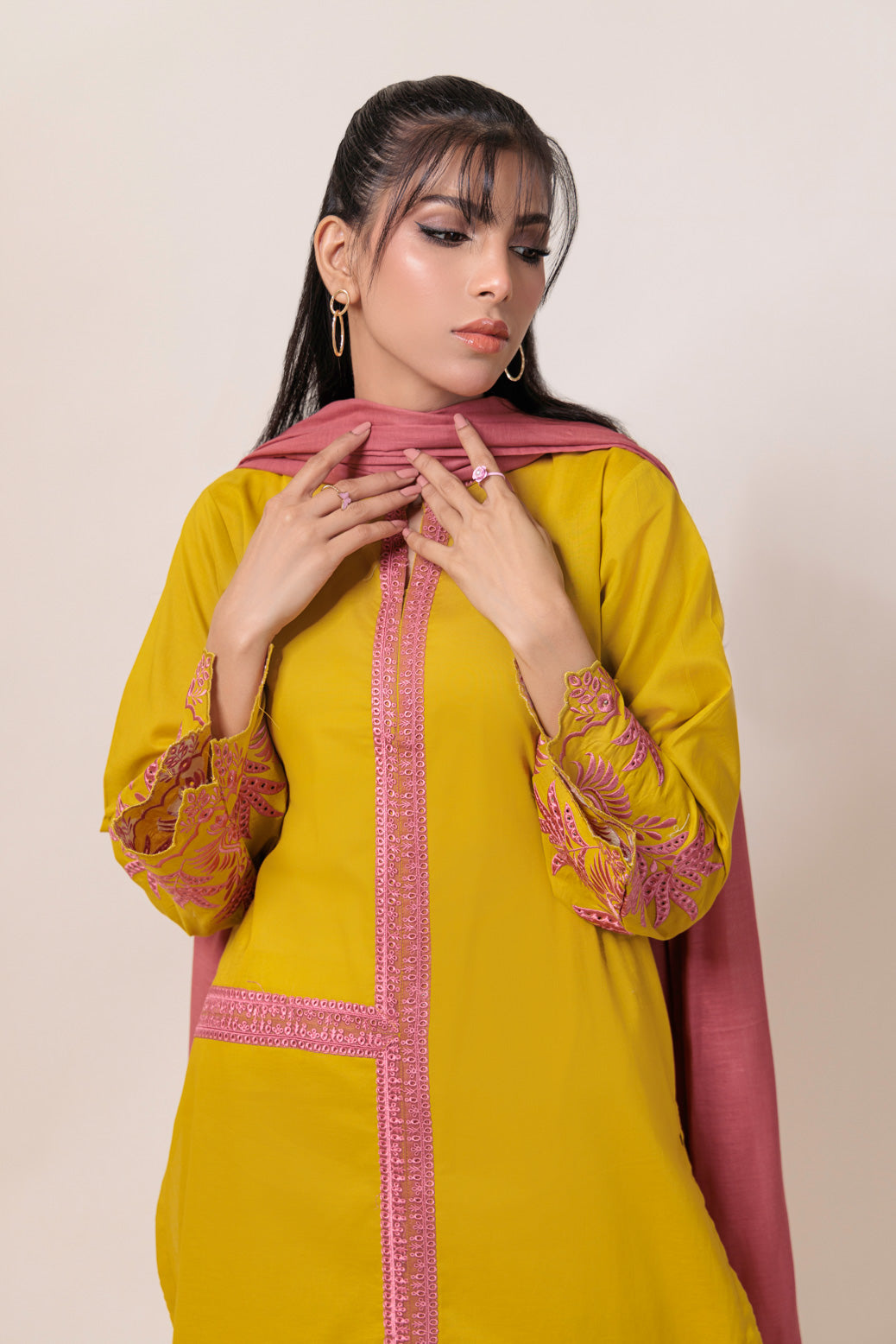 Bonanza Satrangi | Dhani Cambric 3 Piece (BPS5243P09) -  Bonanza Satrangi Ready To Wear - Original Designer Dress - House of Maryam