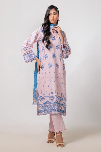 Bonanza Satrangi | Pink Cambric 3 Piece (BPS6243P04) -  Bonanza Satrangi Ready To Wear - Original Designer Dress - House of Maryam