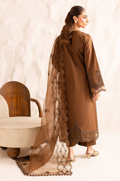 Marjjan | Guzel Lawn | SMC 206-A (Brown) -  Marjjan Ladies Clothes - Original Designer Dress - House of Maryam