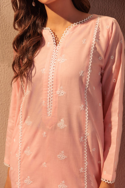 Bonanza Satrangi | Pink Cambric 2 Piece (BS1242P03) -  Bonanza Satrangi Ready To Wear - Original Designer Dress - House of Maryam