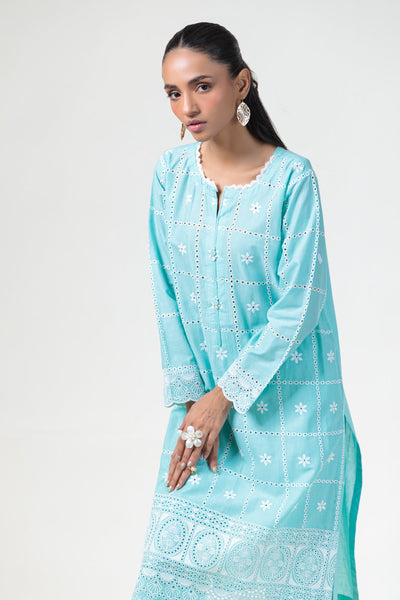 Bonanza Satrangi | S Green Cambric 2 Piece (BS2242P07) -  Bonanza Satrangi Ready To Wear - Original Designer Dress - House of Maryam