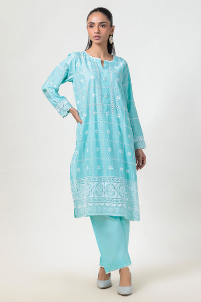Bonanza Satrangi | S Green Cambric 2 Piece (BS2242P07) -  Bonanza Satrangi Ready To Wear - Original Designer Dress - House of Maryam