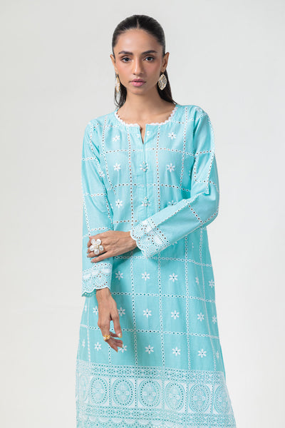 Bonanza Satrangi | S Green Cambric 2 Piece (BS2242P07) -  Bonanza Satrangi Ready To Wear - Original Designer Dress - House of Maryam