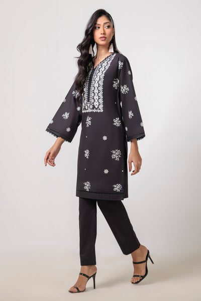 Bonanza Satrangi | Black Cambric 2 Piece (BS2242P10) -  Bonanza Satrangi Ready To Wear - Original Designer Dress - House of Maryam