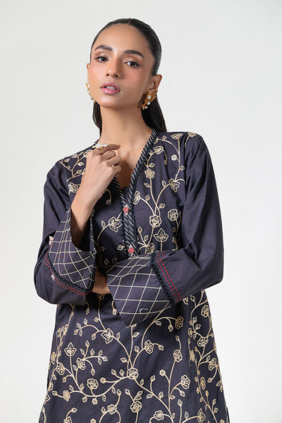 Bonanza Satrangi | Black Cambric 2 Piece (BS5242P02) -  Bonanza Satrangi Ready To Wear - Original Designer Dress - House of Maryam