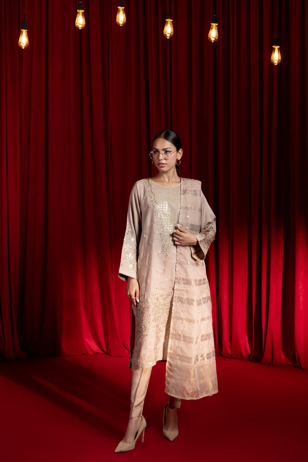 Bonanza Satrangi | Skin Silk 3 Piece (BS5243P17) -  Bonanza Satrangi Ready To Wear - Original Designer Dress - House of Maryam