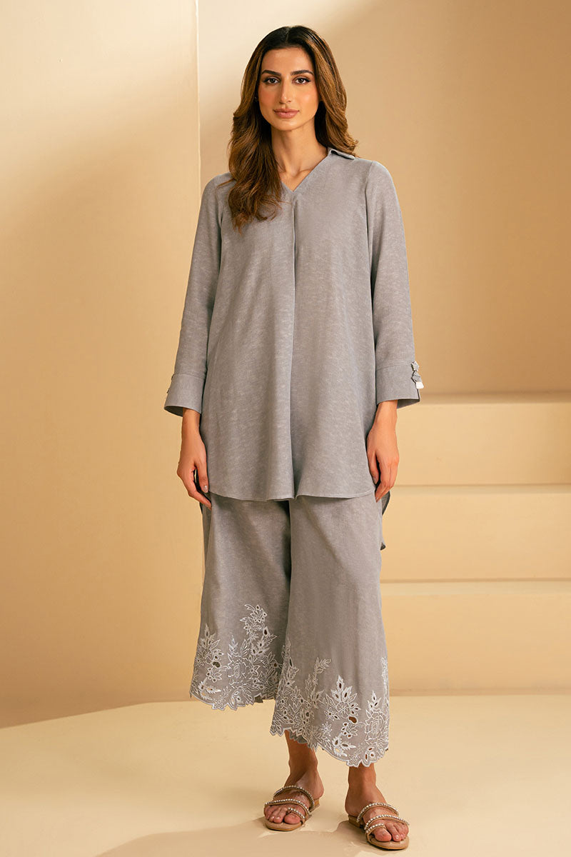 Cross Stitch | Exclusive Pret | Intricate Charm-2 PC (Shirt & Trouser)