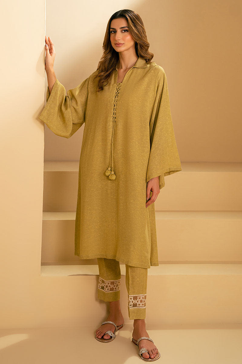 Cross Stitch | Exclusive Pret | Citrus Splash-2 PC (Shirt & Trouser)