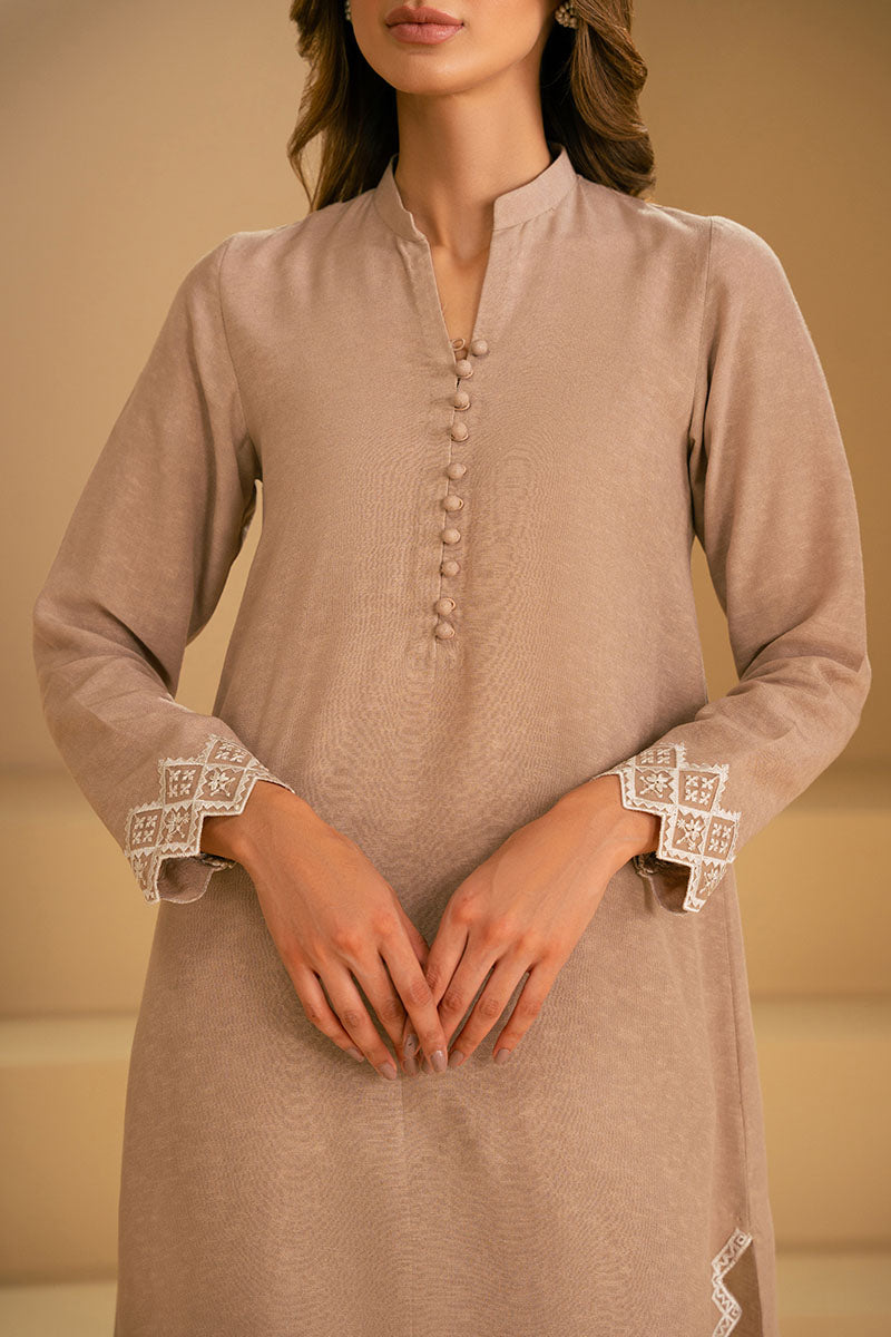Cross Stitch | Exclusive Pret | Sunset Splendor-2 PC (Shirt & Trouser)-3