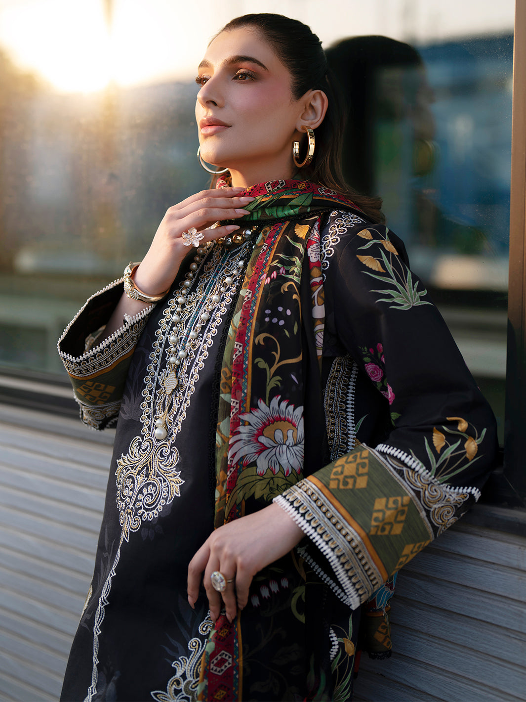 Mahnur | Broadway Luxury Lawn 26 | BW - 014-3