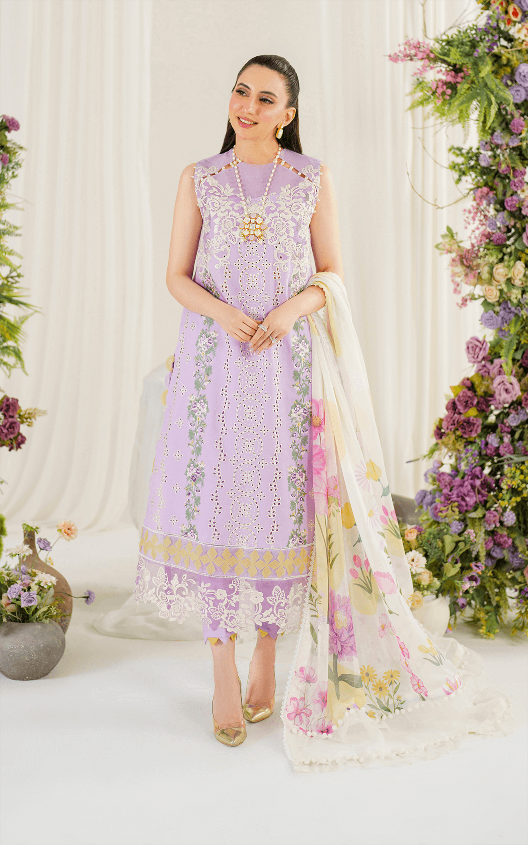 Asifa and Nabeel | Pretty in Pink Limited Edition | Babys Breath (PP-8) by Designer Asifa and Nabeel - House of Maryam - Pakistani Designer Ethnic Wear in {{ shop.shopifyCountryName }}