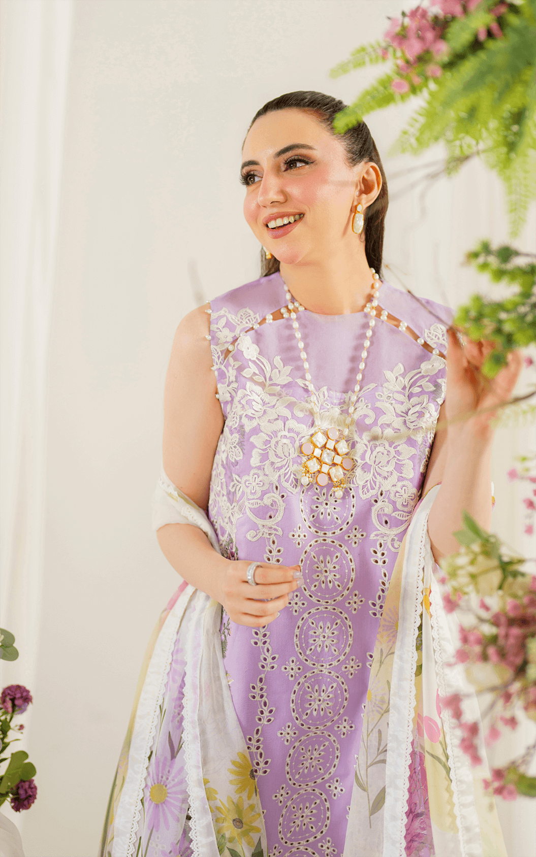 Asifa and Nabeel | Pretty in Pink Limited Edition | Babys Breath (PP-8) by Designer Asifa and Nabeel - House of Maryam - Pakistani Designer Ethnic Wear in {{ shop.shopifyCountryName }}