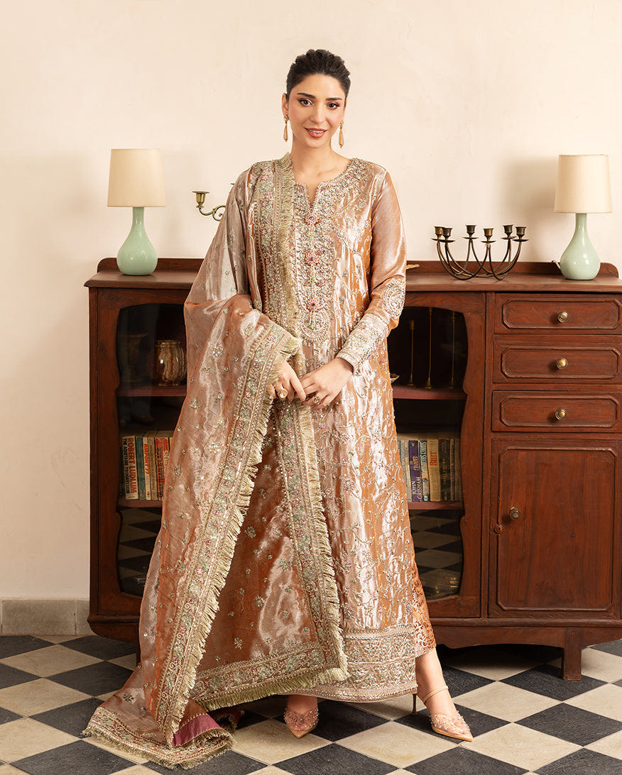 Mushq | Sunehri Lama Silk | Bakht