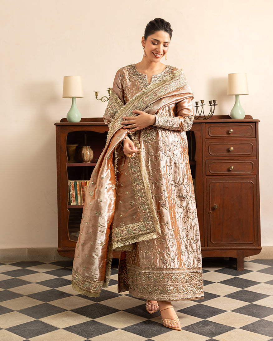 Mushq | Sunehri Lama Silk | Bakht-5