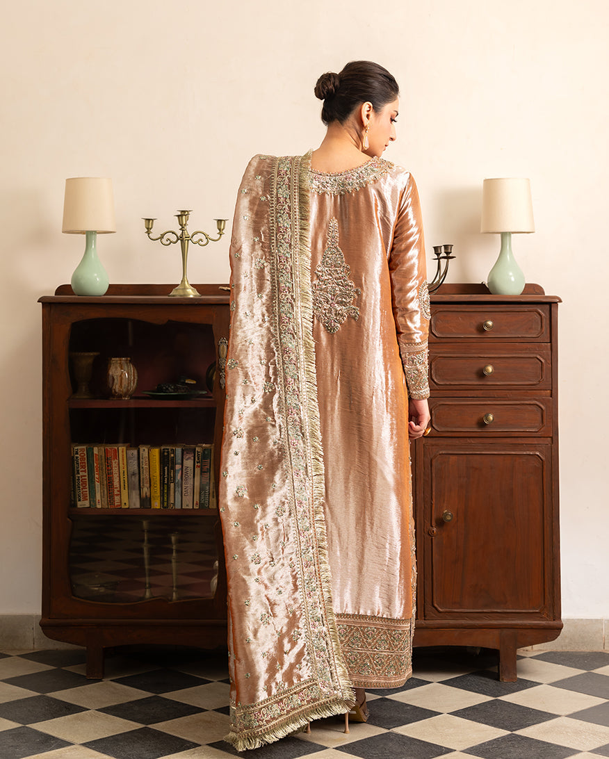 Mushq | Sunehri Lama Silk | Bakht, image 2