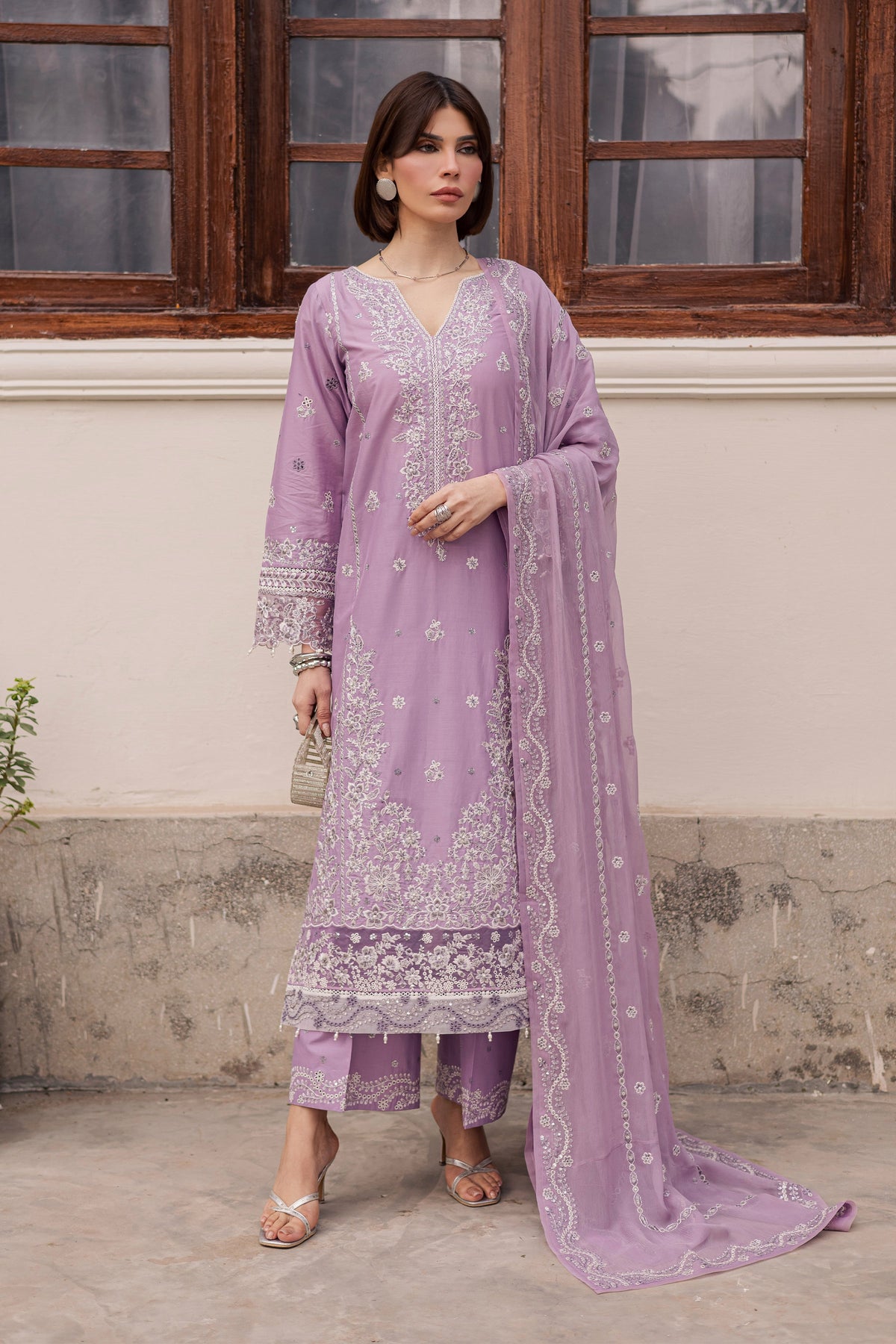 Batik | Feyre Luxury Lawn Eid Edit 26' | Banafsh 3Pc-5