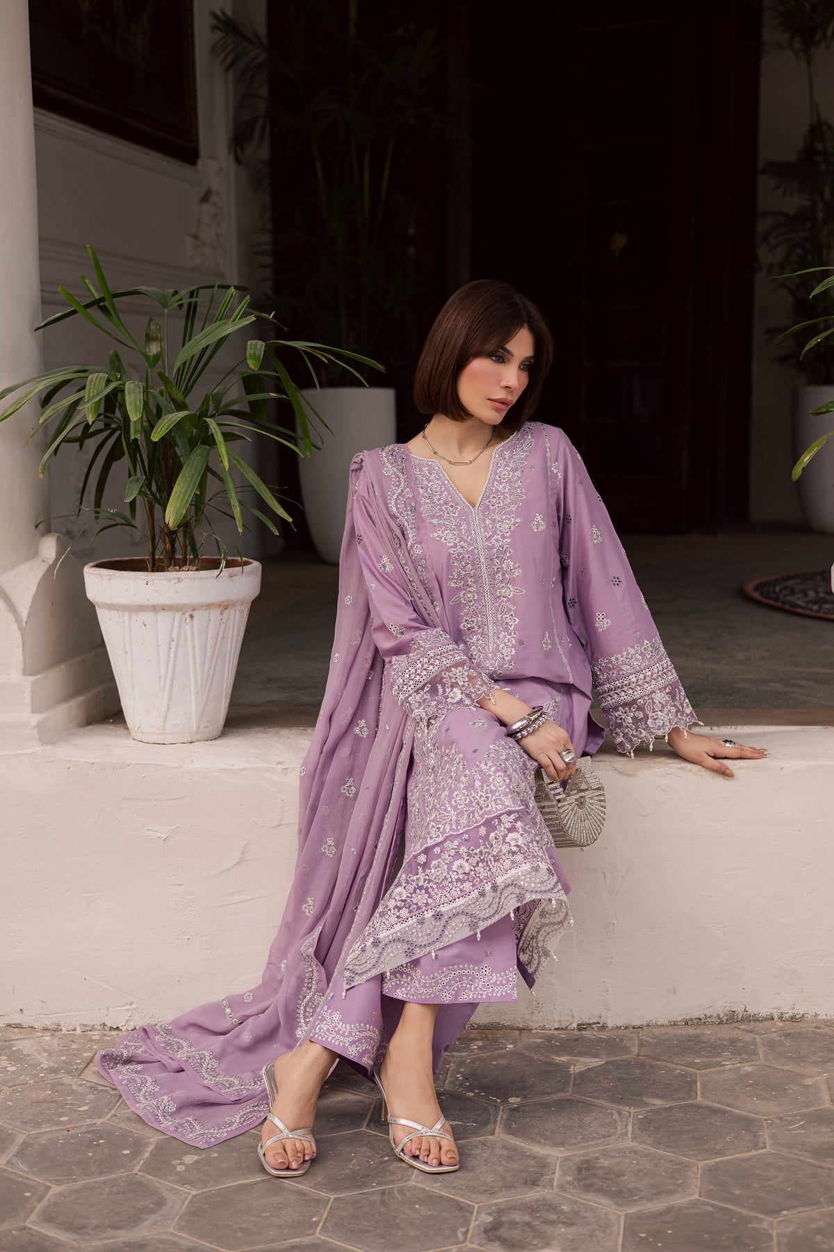 Batik | Feyre Luxury Lawn Eid Edit 26' | Banafsh 3Pc-4