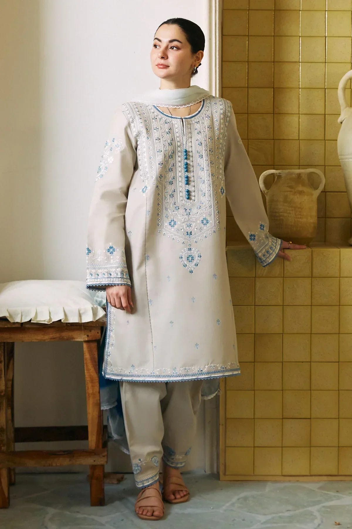 Zara Shahjahan | Coco Lawn 24 | BANO-2A -  Zara Shahjahan Luxury - Original Designer Dress - House of Maryam