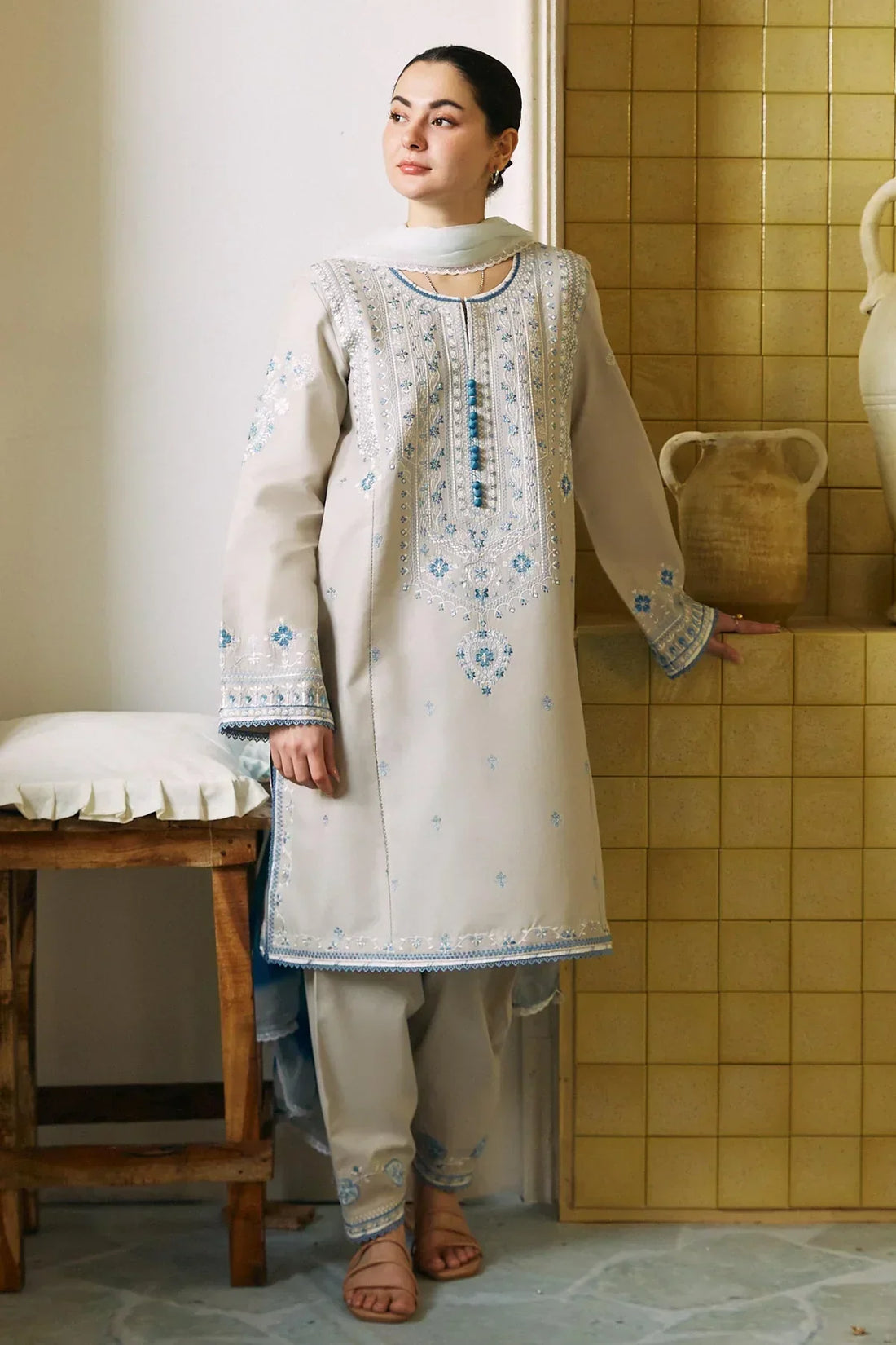 Zara Shahjahan | Coco Lawn 24 | BANO-2A -  Zara Shahjahan Luxury -  House of Maryam