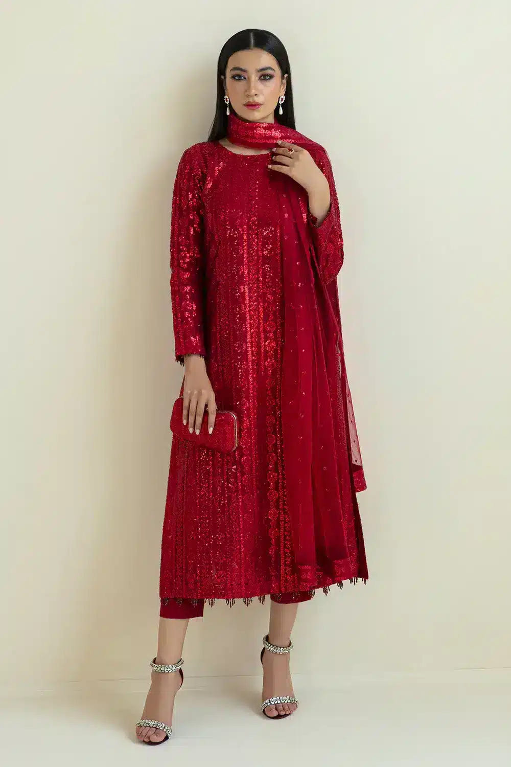 Baroque | Formals Collection | UF-385 -  Baroque Formal - Original Designer Dress - House of Maryam