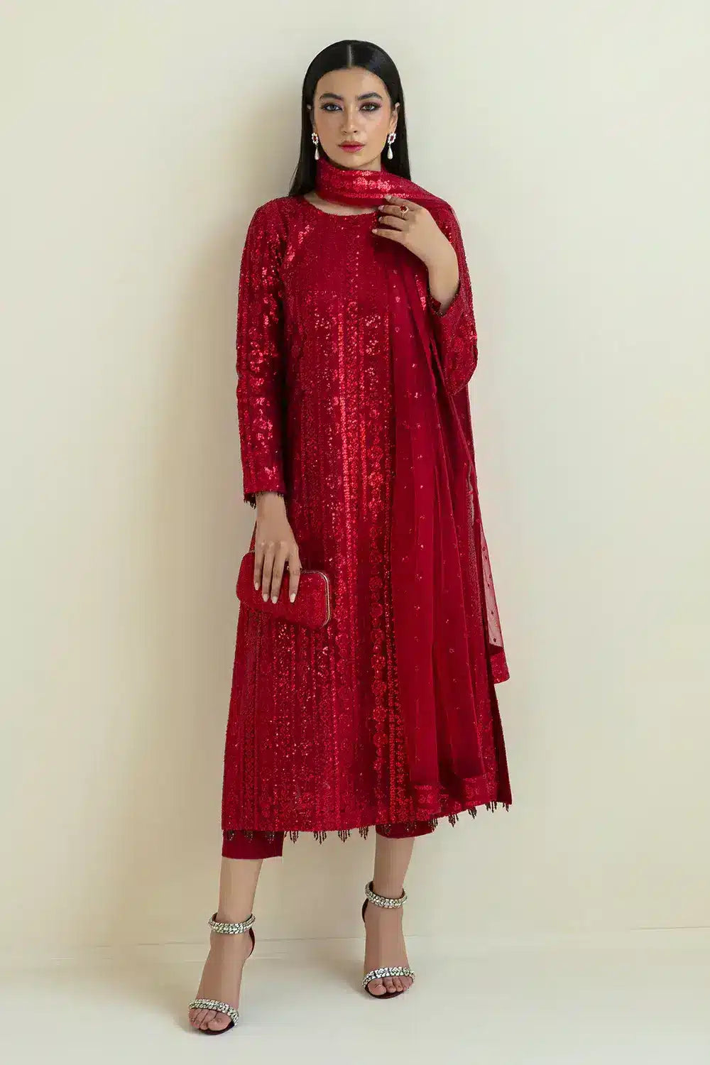 Baroque | Formals Collection | UF-385 -  Baroque Formal - Original Designer Dress - House of Maryam