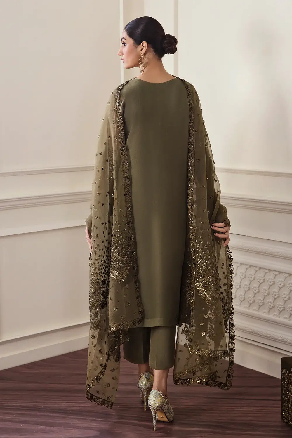 Baroque | Formals Collection | UF-295 -  Baroque Formal - Original Designer Dress - House of Maryam