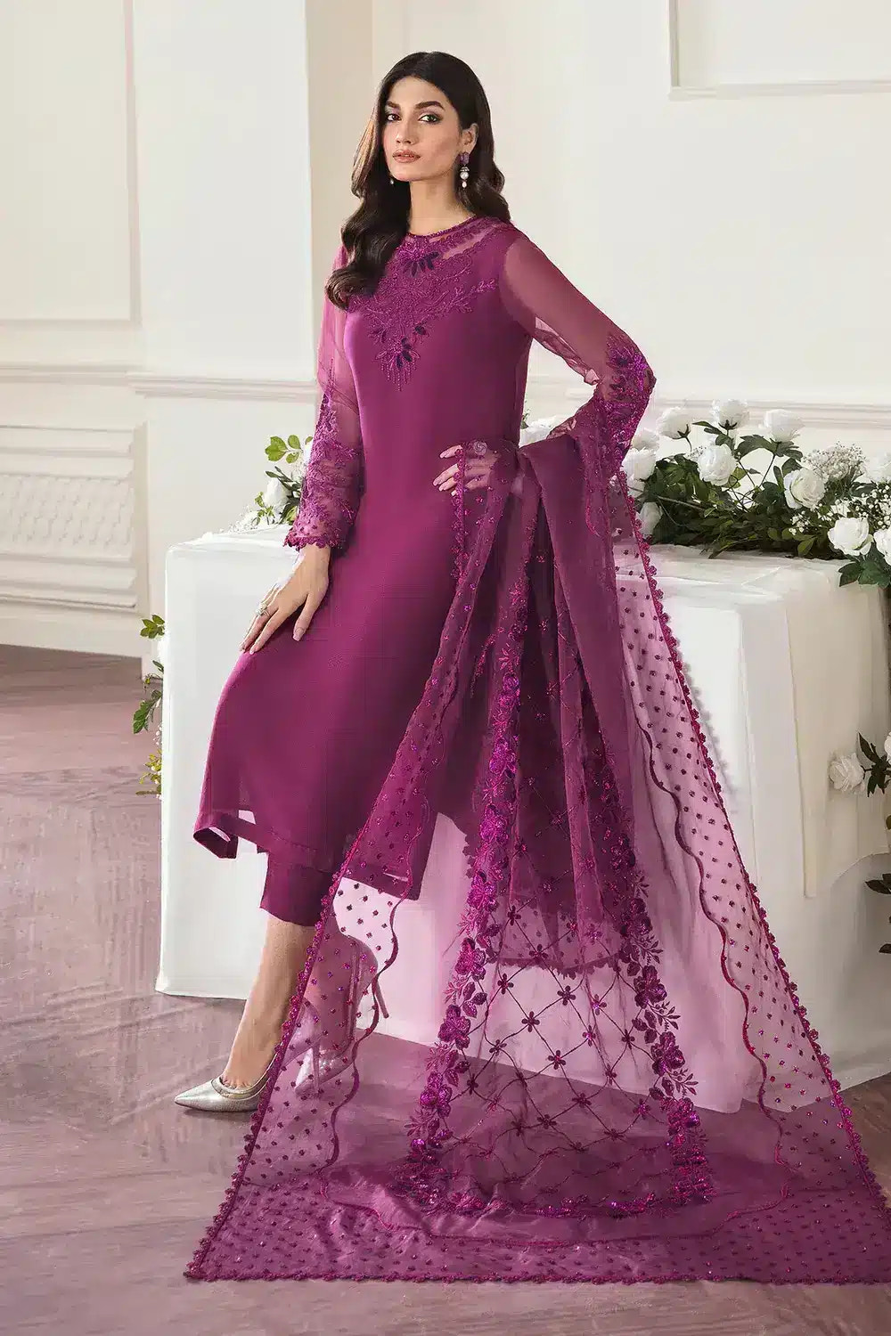 Baroque | Formals Collection | UF-291 -  Baroque Formal - Original Designer Dress - House of Maryam