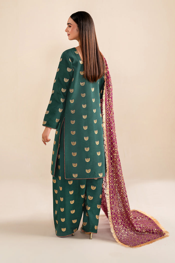 Baroque | Velvet Formals | SILK UF-614 -  Baroque Ladies Clothes - Original Designer Dress - House of Maryam