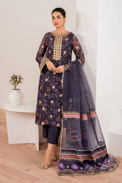 Baroque | Velvet Formals | COTTON NET UF-702 -  Baroque Ladies Clothes - Original Designer Dress - House of Maryam
