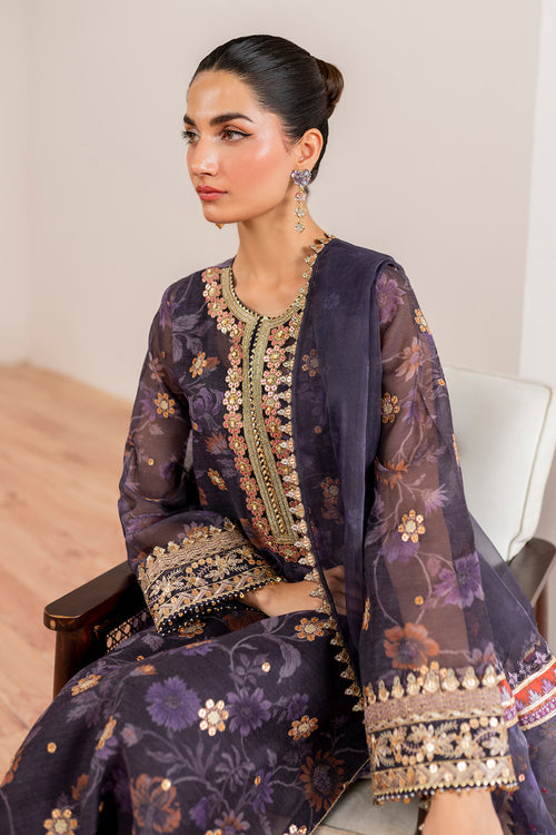 Baroque | Velvet Formals | COTTON NET UF-702 -  Baroque Ladies Clothes - Original Designer Dress - House of Maryam