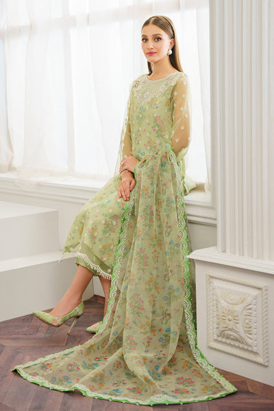 Baroque | Luxury Formals 24 | ORGANZA UF-521 -  Baroque Ladies Clothes - Original Designer Dress - House of Maryam