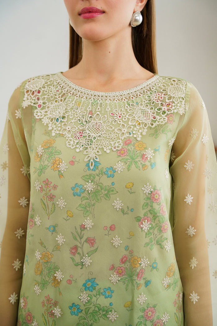Baroque | Luxury Formals 24 | ORGANZA UF-521 -  Baroque Ladies Clothes - Original Designer Dress - House of Maryam