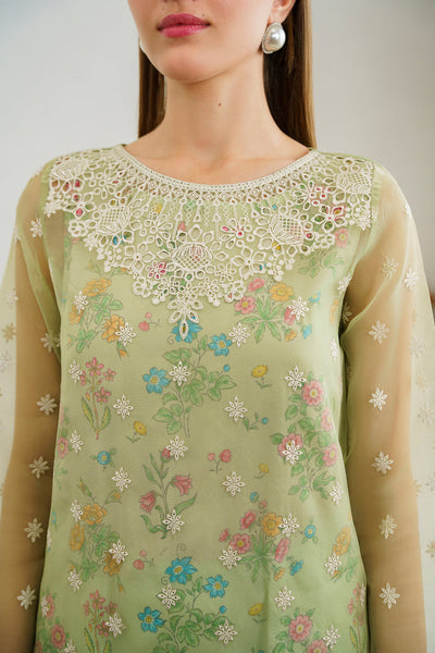 Baroque | Luxury Formals 24 | ORGANZA UF-521 -  Baroque Ladies Clothes - Original Designer Dress - House of Maryam