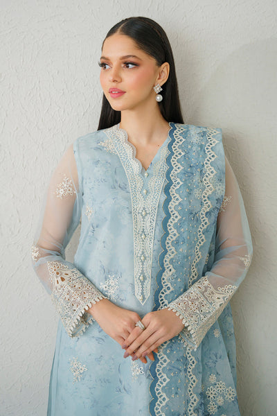 Baroque | Luxury Formals 24 | ORGANZA UF-522 -  Baroque Ladies Clothes - Original Designer Dress - House of Maryam