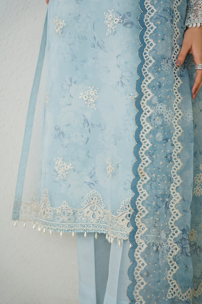 Baroque | Luxury Formals 24 | ORGANZA UF-522 -  Baroque Ladies Clothes - Original Designer Dress - House of Maryam