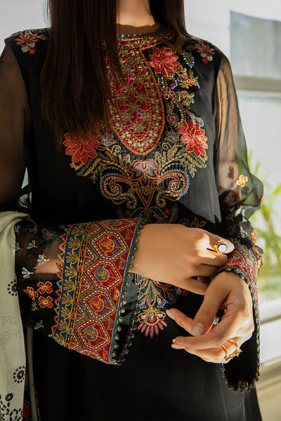 Baroque | Luxury Formals 24 | CHIFFON UF-388 -  Baroque Ladies Clothes - Original Designer Dress - House of Maryam